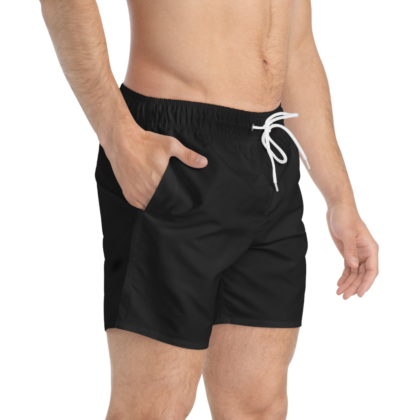 Men Swim Trunks -Black