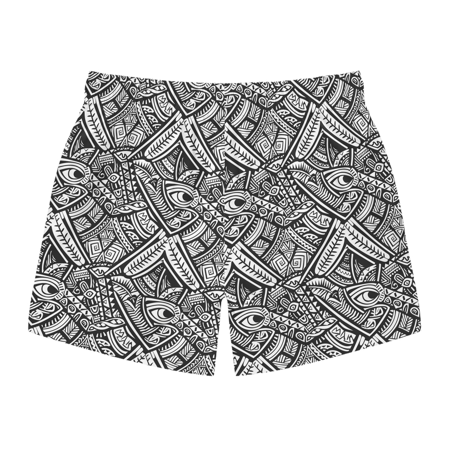 Men Swim Trunks - Polynesian