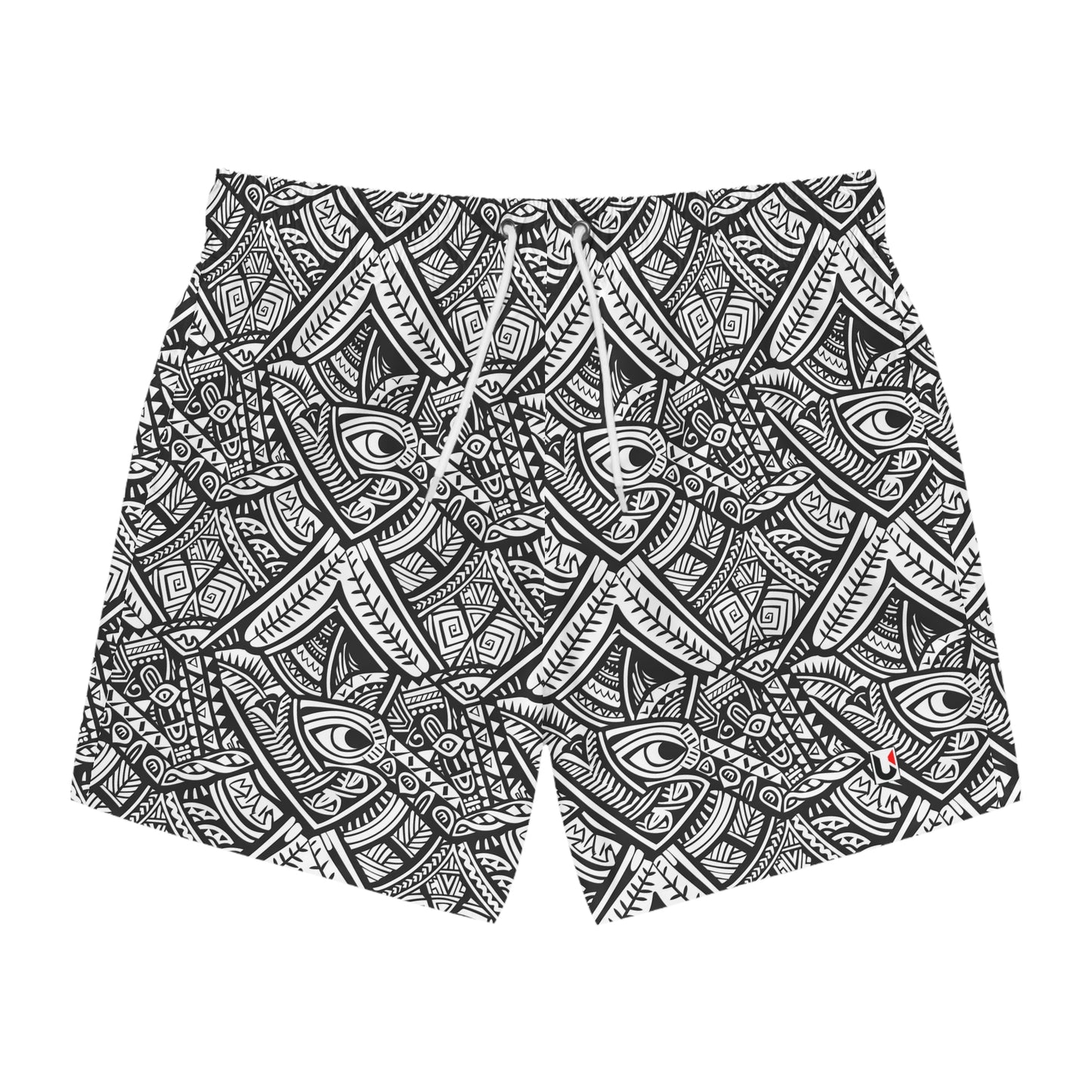 Men Swim Trunks - Polynesian